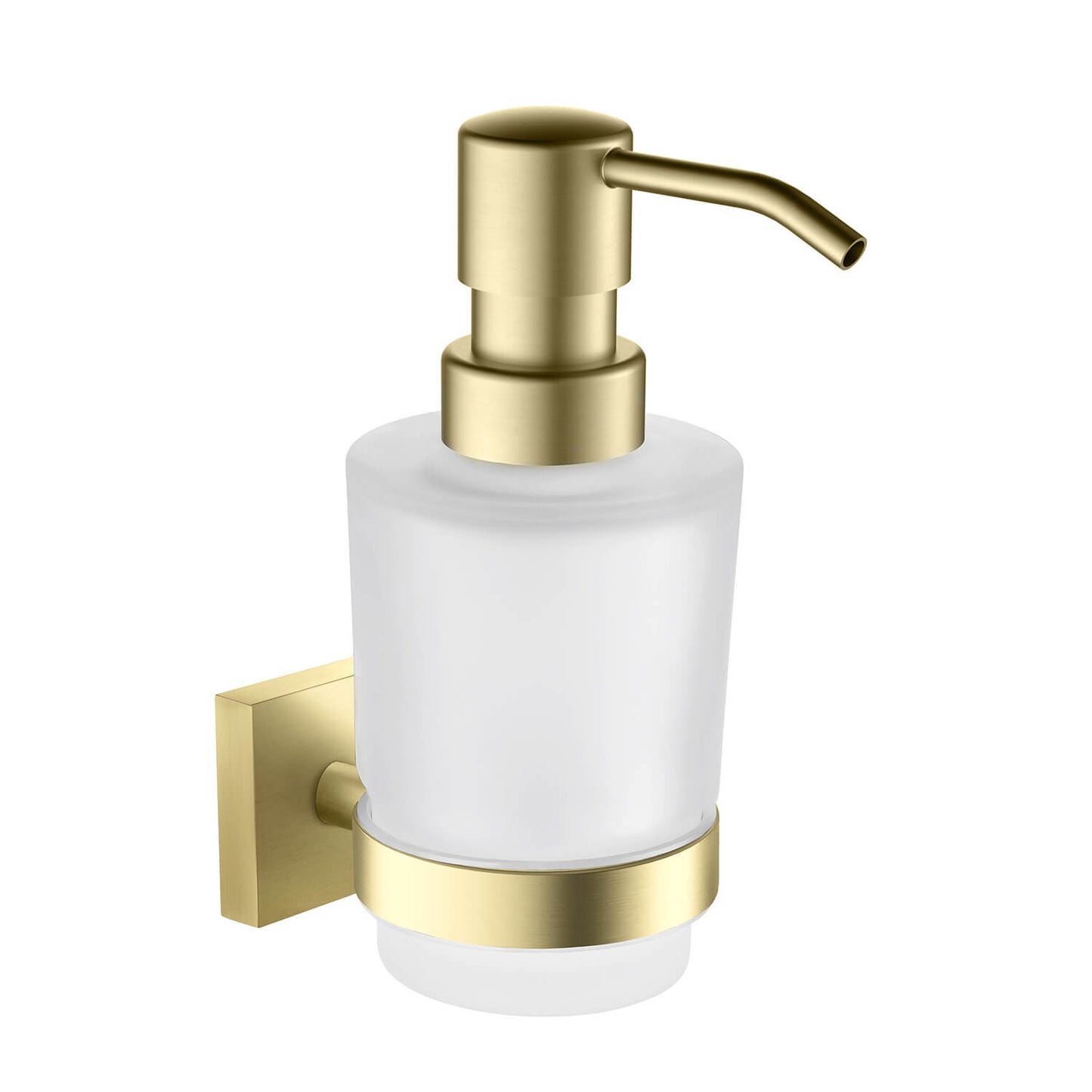 Smooth Brass Wall mounted soap dispenser AA020038