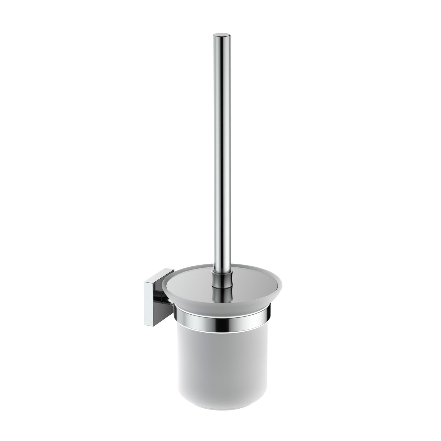 Glory Modern Brass Toilet Brush Holder with Black ABS Brush AA020062