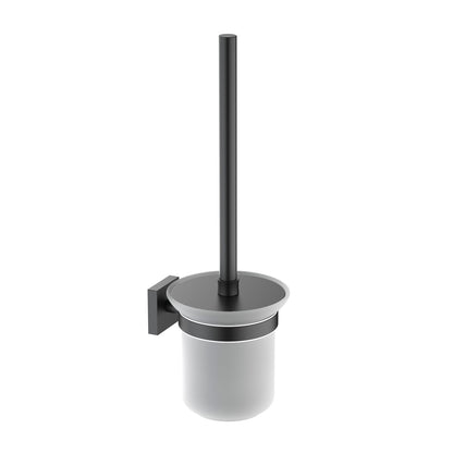 Glory Modern Brass Toilet Brush Holder with Black ABS Brush AA020062
