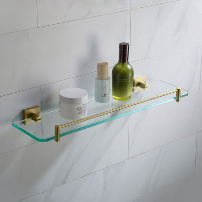 Tempered Glass Bathroom Shelf – Sleek & Space-Saving AA020072