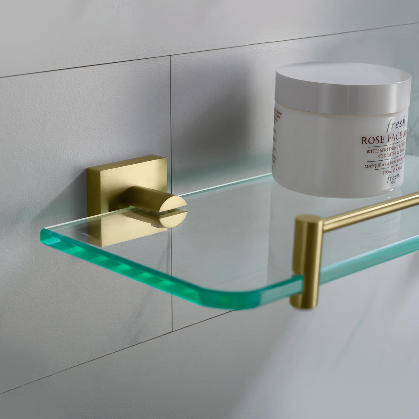 Tempered Glass Bathroom Shelf – Sleek & Space-Saving AA020072