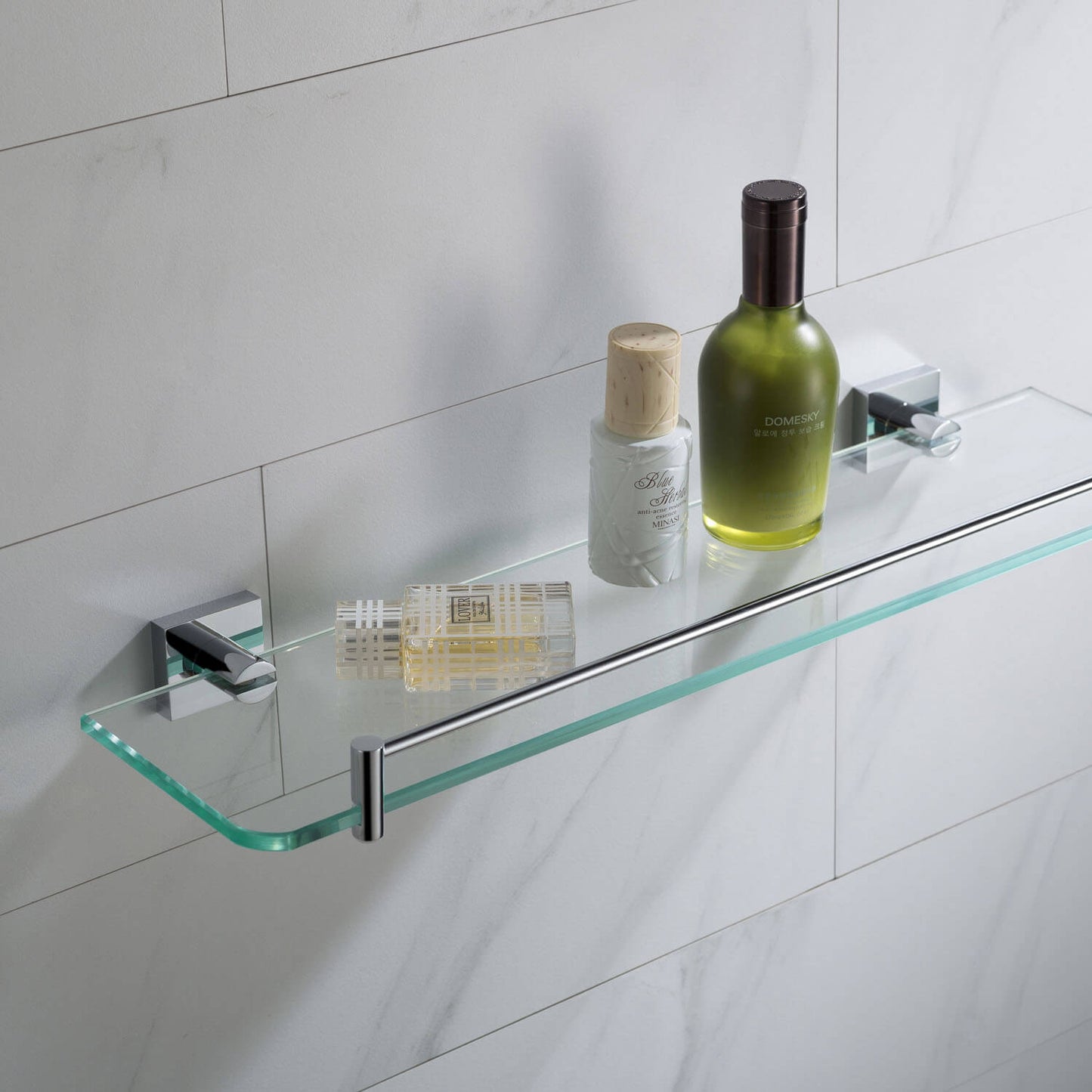 Tempered Glass Bathroom Shelf – Sleek & Space-Saving AA020072