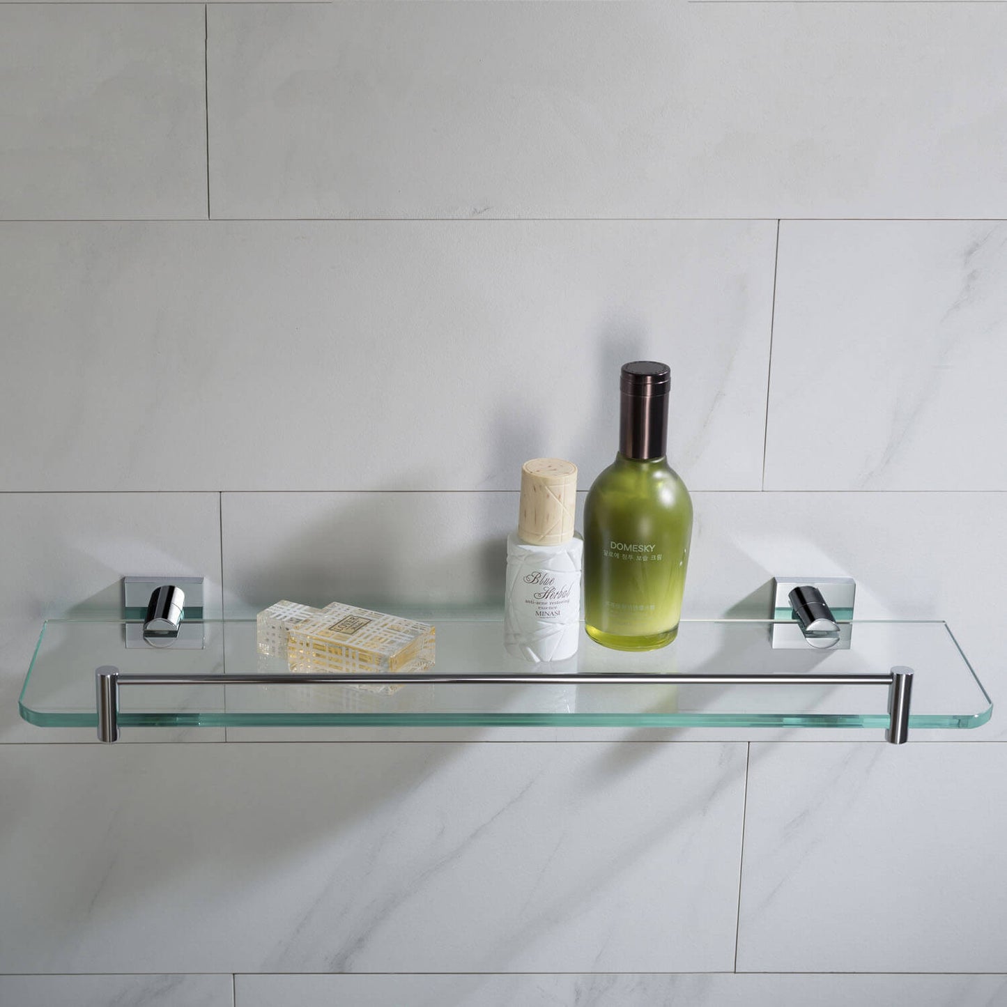 Tempered Glass Bathroom Shelf – Sleek & Space-Saving AA020072