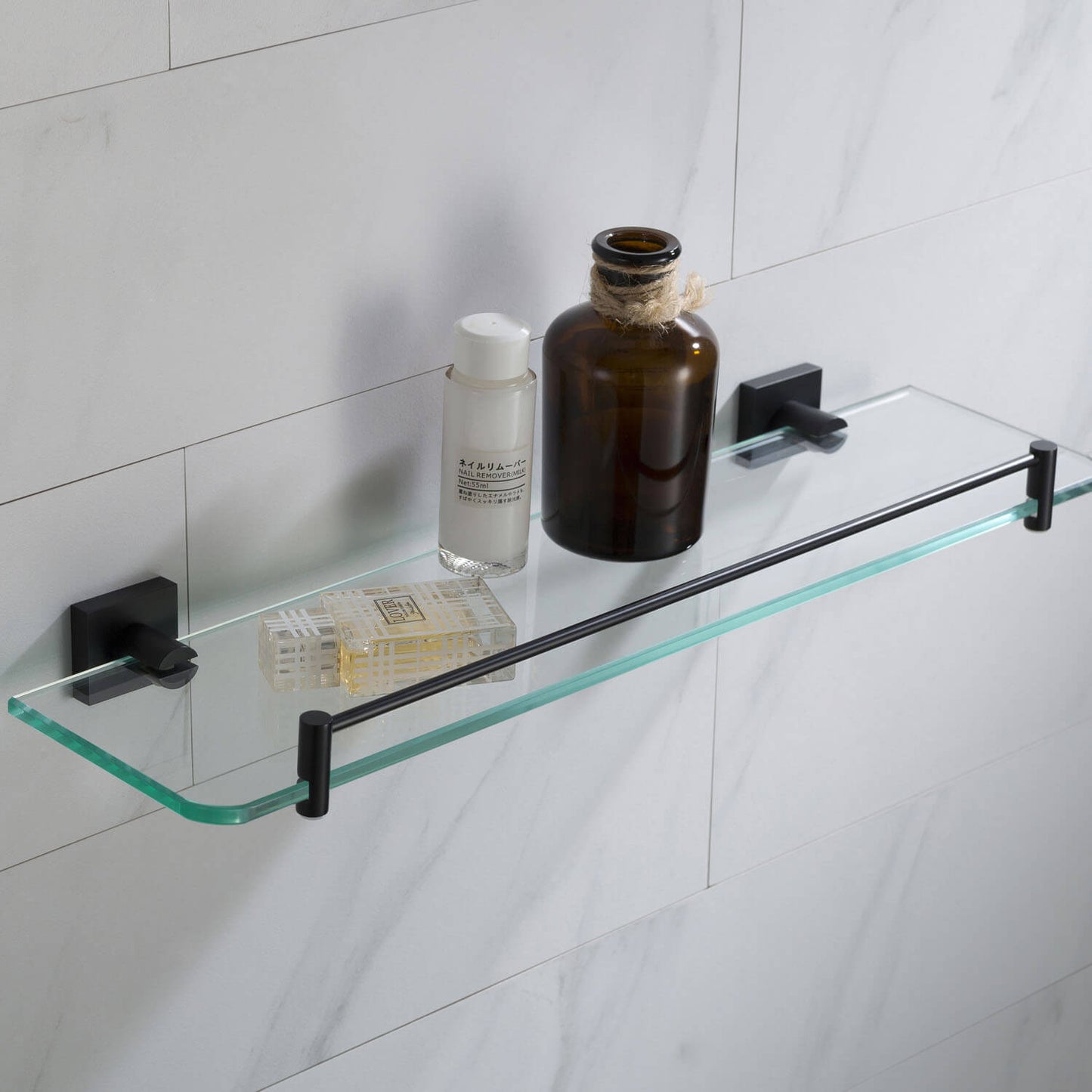 Tempered Glass Bathroom Shelf – Sleek & Space-Saving AA020072