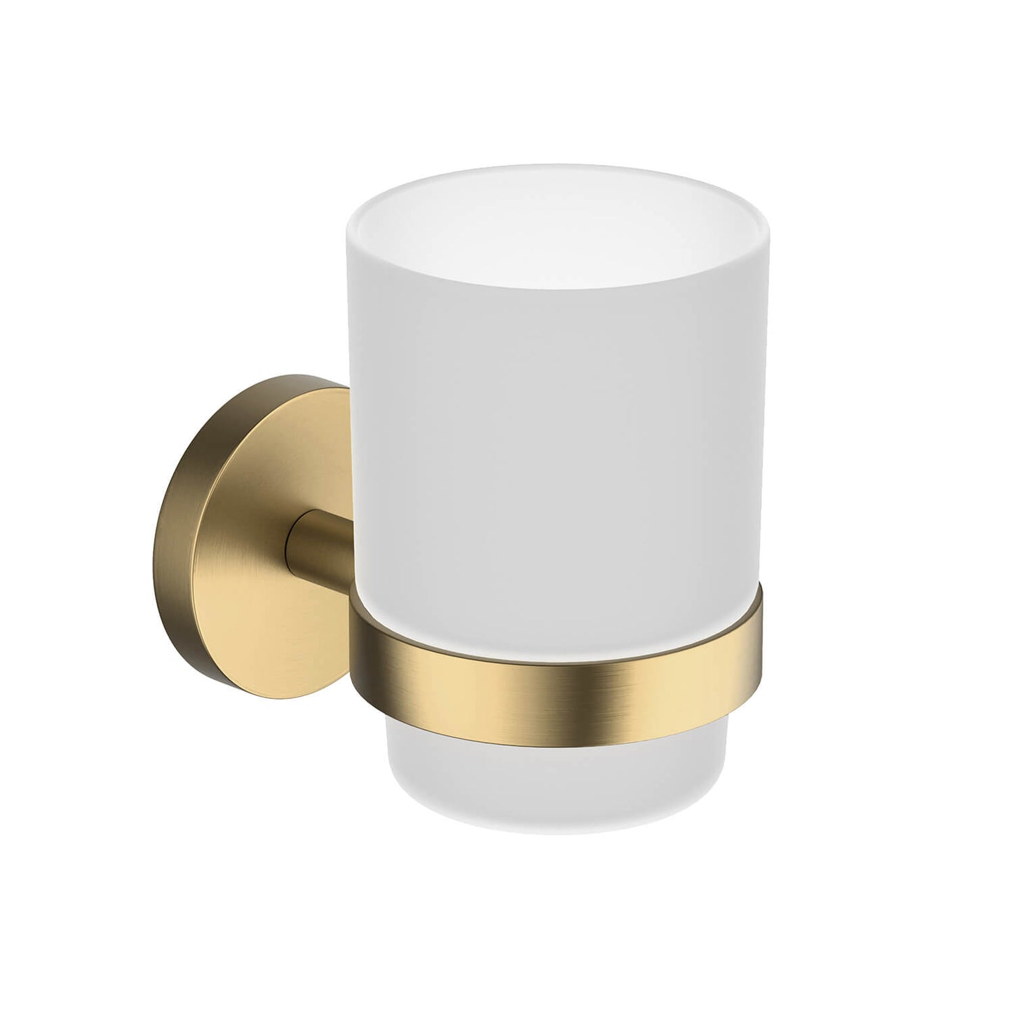Brass Wall-Mounted Single Glass Tumbler Holder for Bathroom AA030031