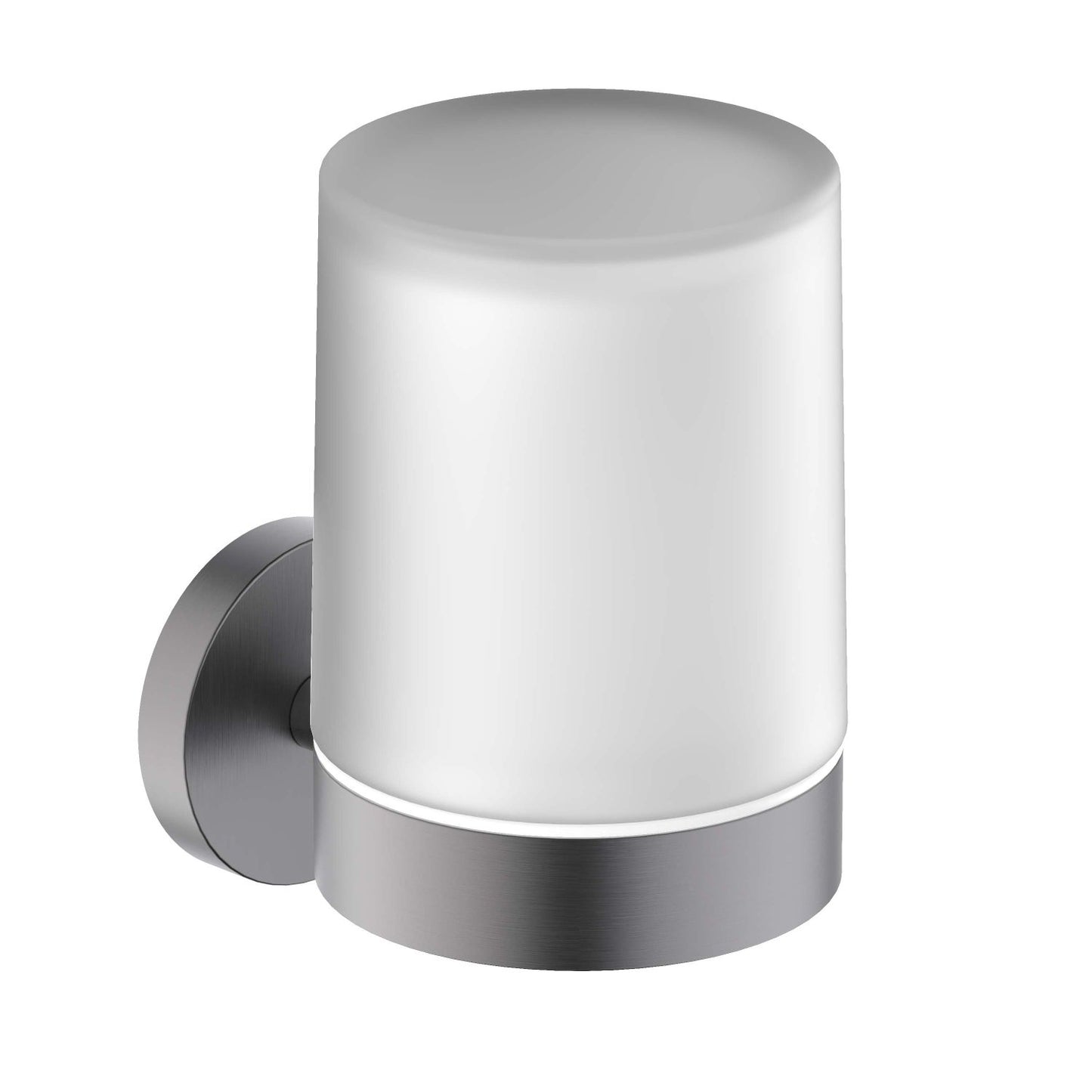 Minimalist Brass Wall mounted glass soap dispenser AA030036