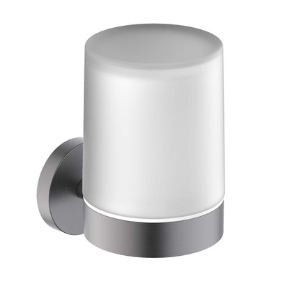 Minimalist Brass Wall mounted glass soap dispenser AA030036