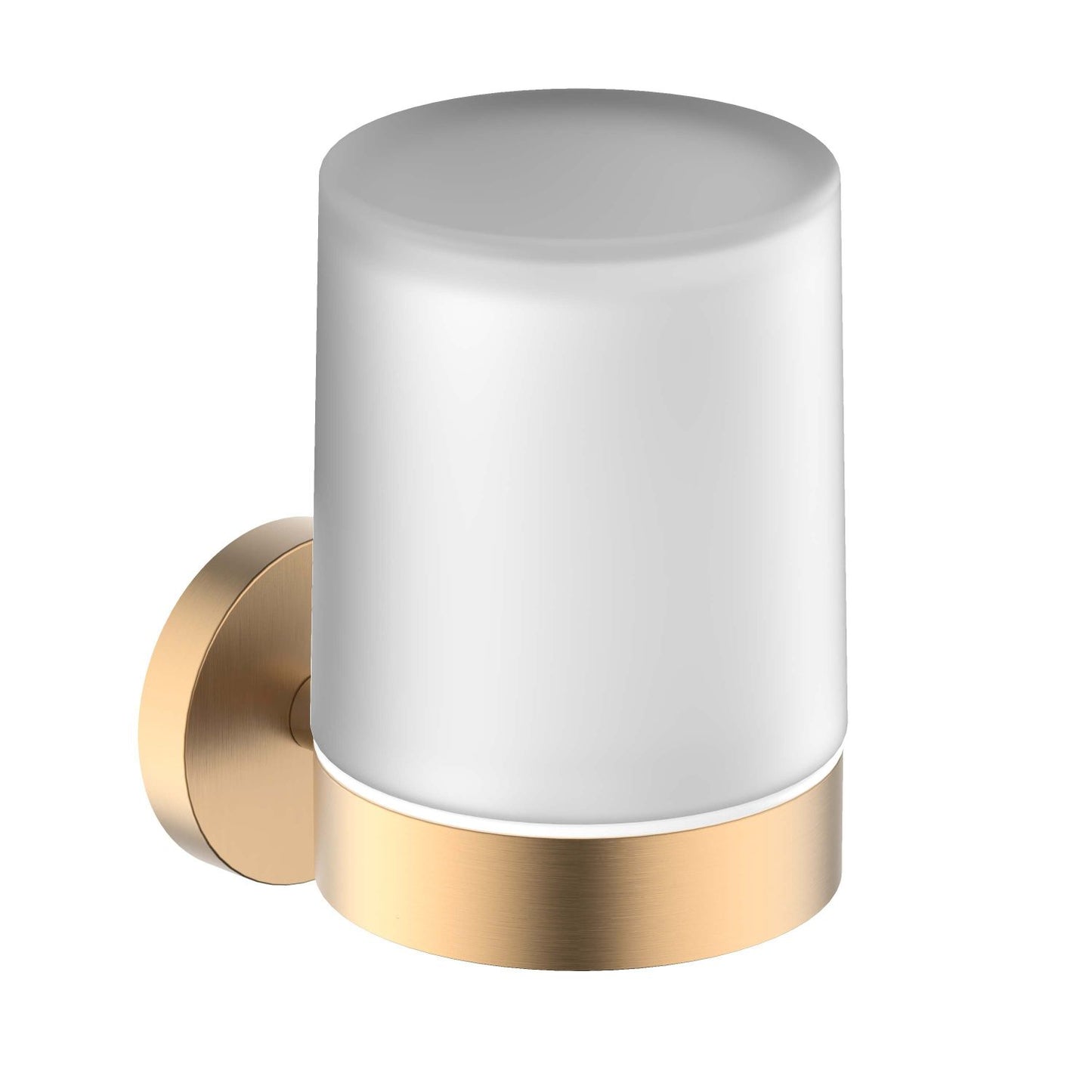 Minimalist Brass Wall mounted glass soap dispenser AA030036