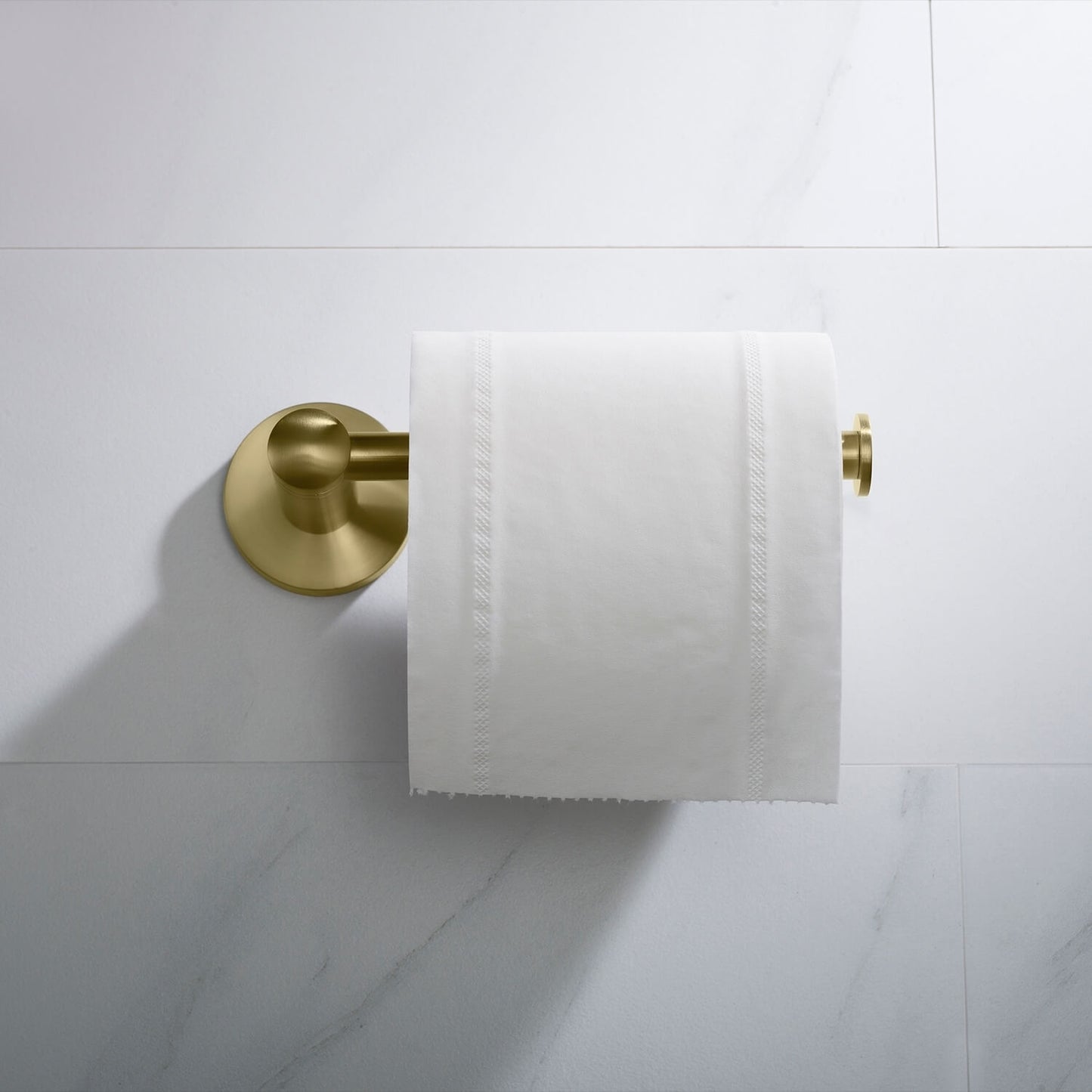 Sleek Brass Double Tissue Holder-Adds Luxury to Your Bathroom AA030043