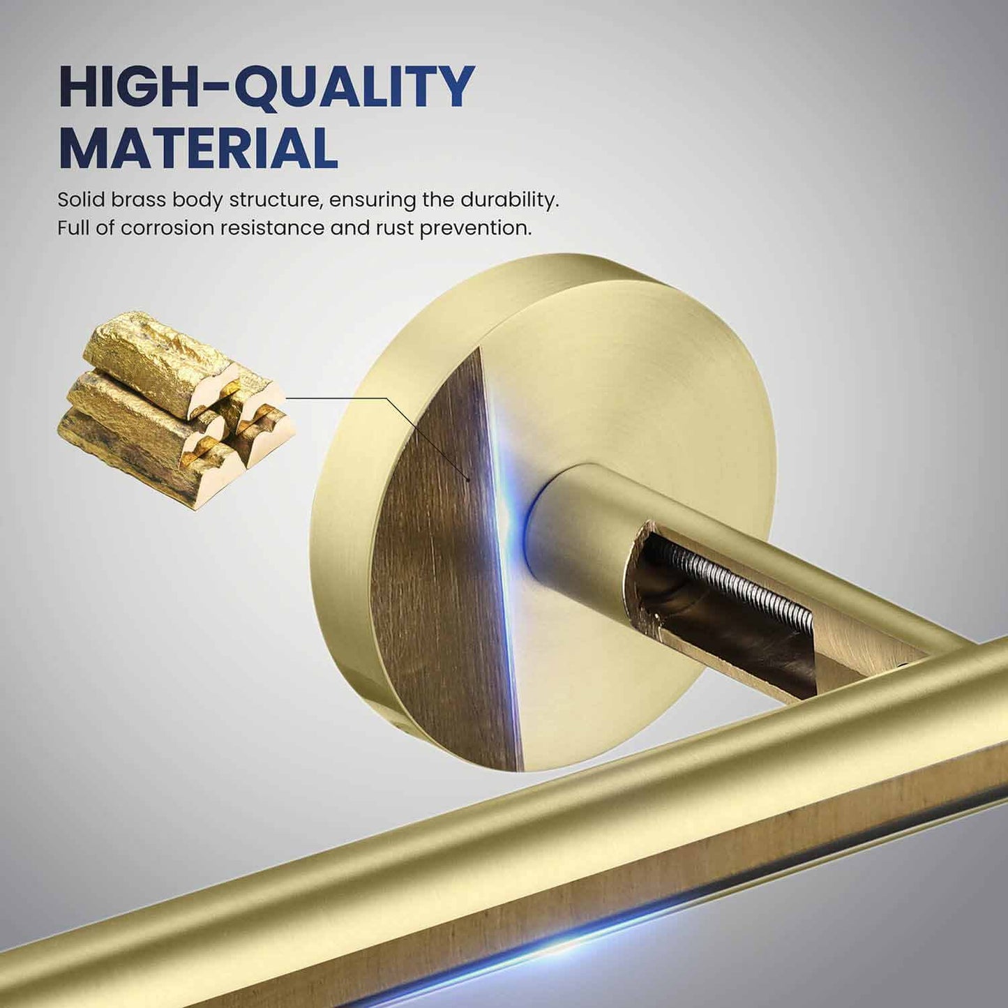Durable Brass Double Tissue Holder AA030045