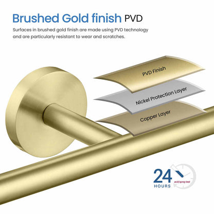 Durable Brass Double Tissue Holder AA030045