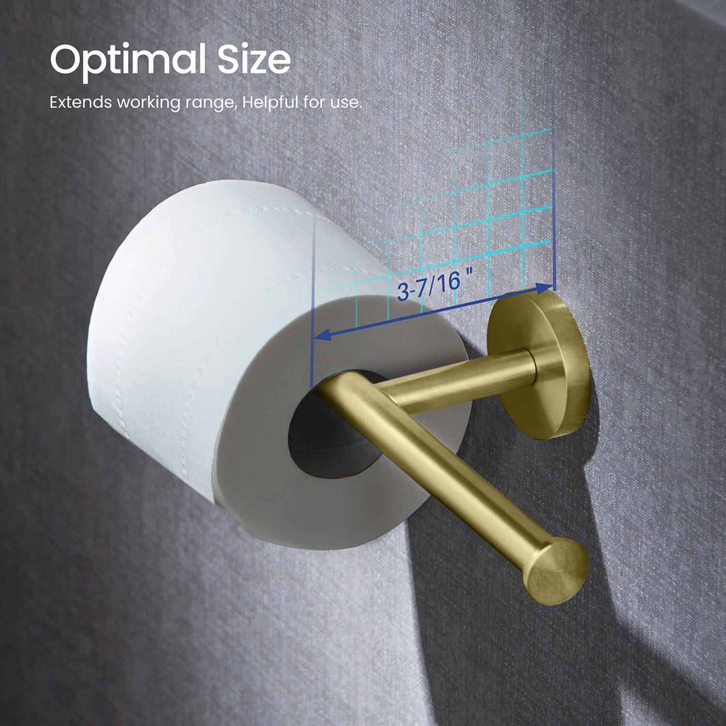 Durable Brass Double Tissue Holder AA030045