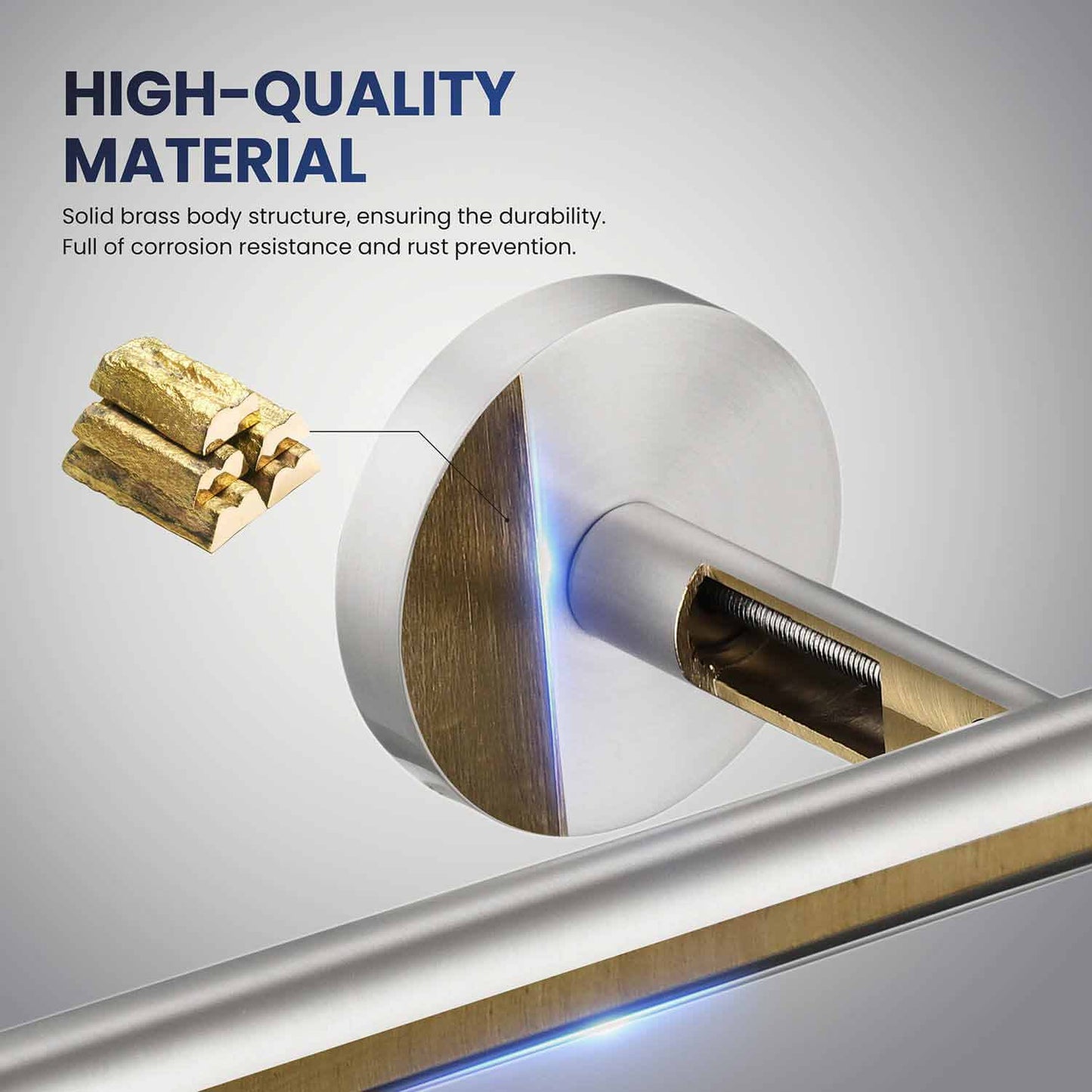 Durable Brass Double Tissue Holder AA030045