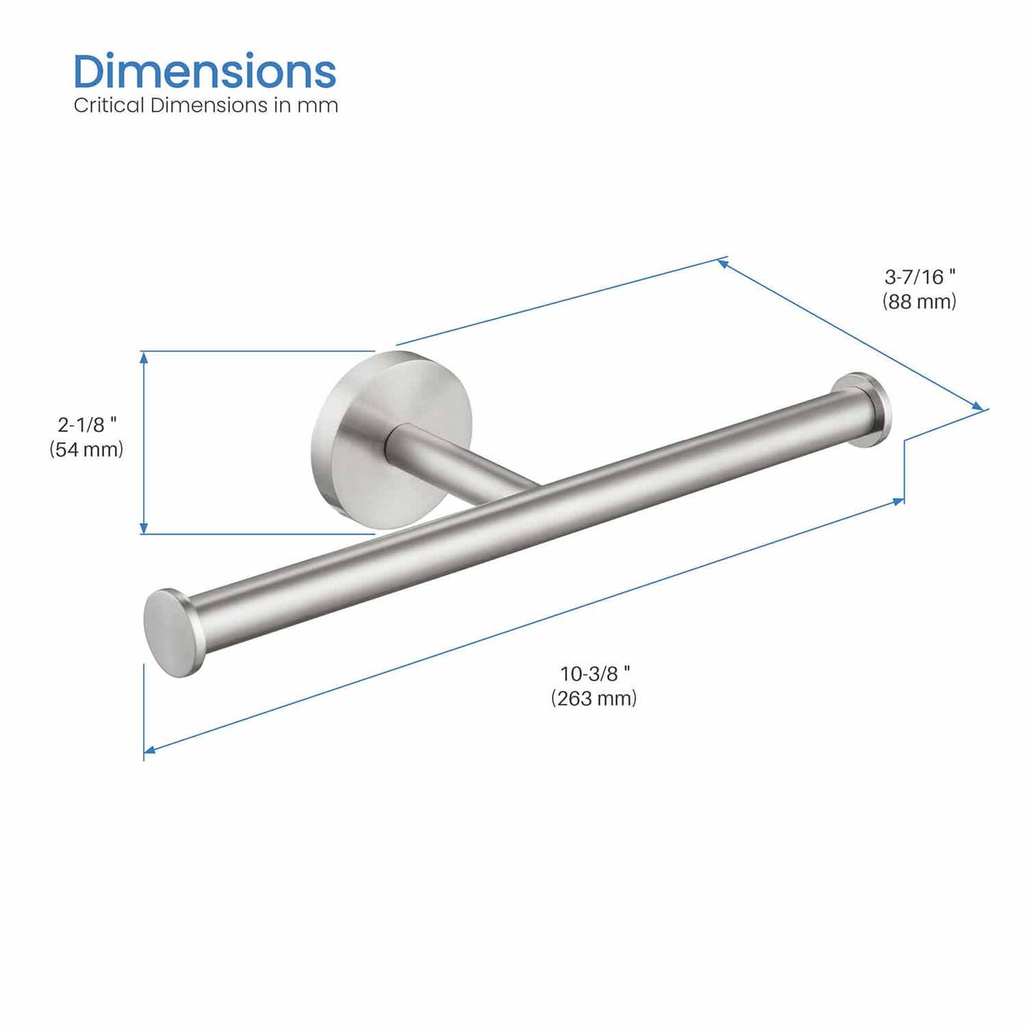 Durable Brass Double Tissue Holder AA030045