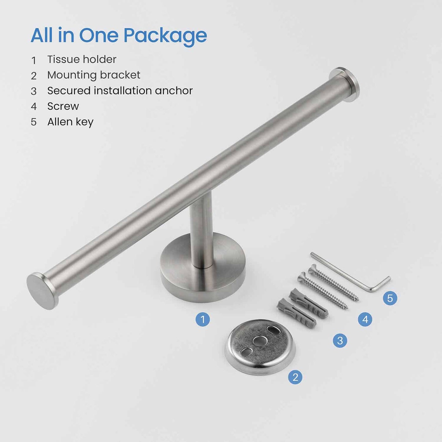 Durable Brass Double Tissue Holder AA030045