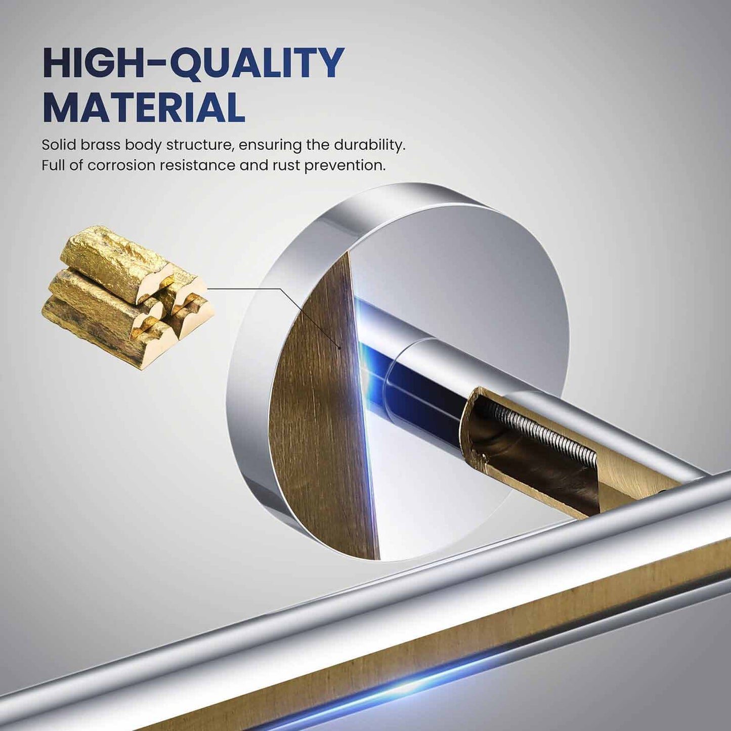 Durable Brass Double Tissue Holder AA030045