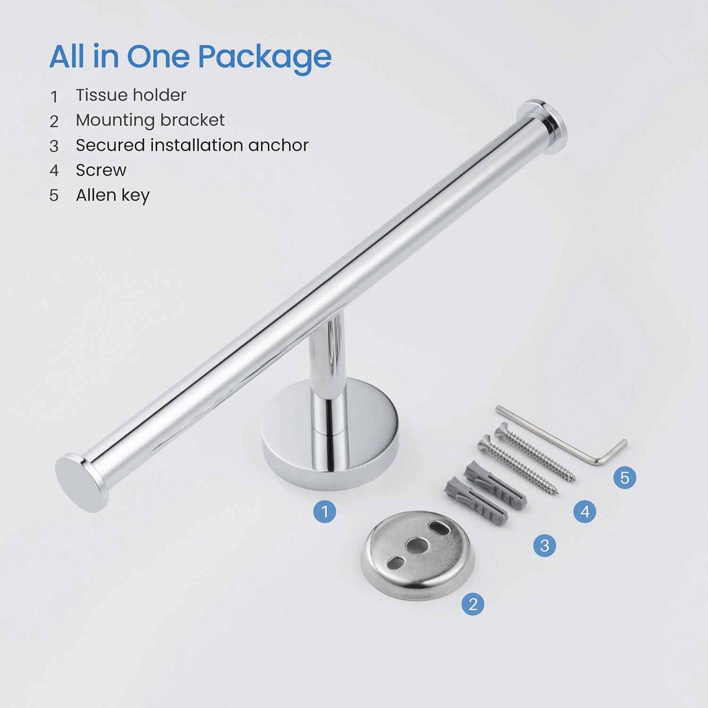 Durable Brass Double Tissue Holder AA030045