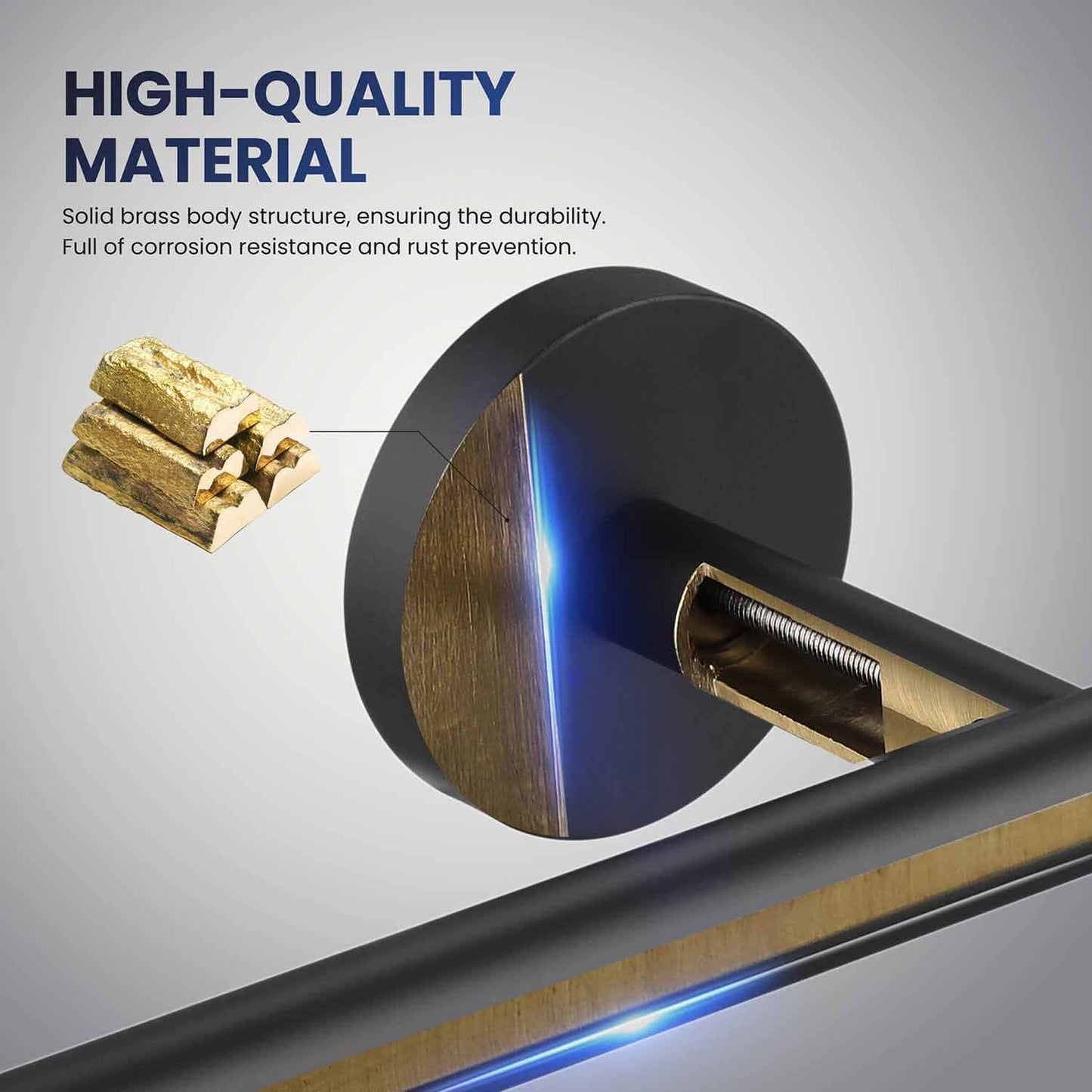 Durable Brass Double Tissue Holder AA030045