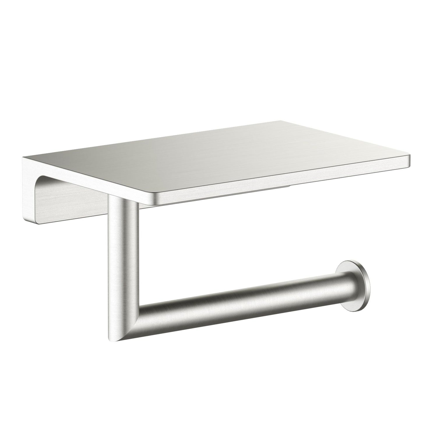 Stylish BrassTissue Holder with Shelf AA030046