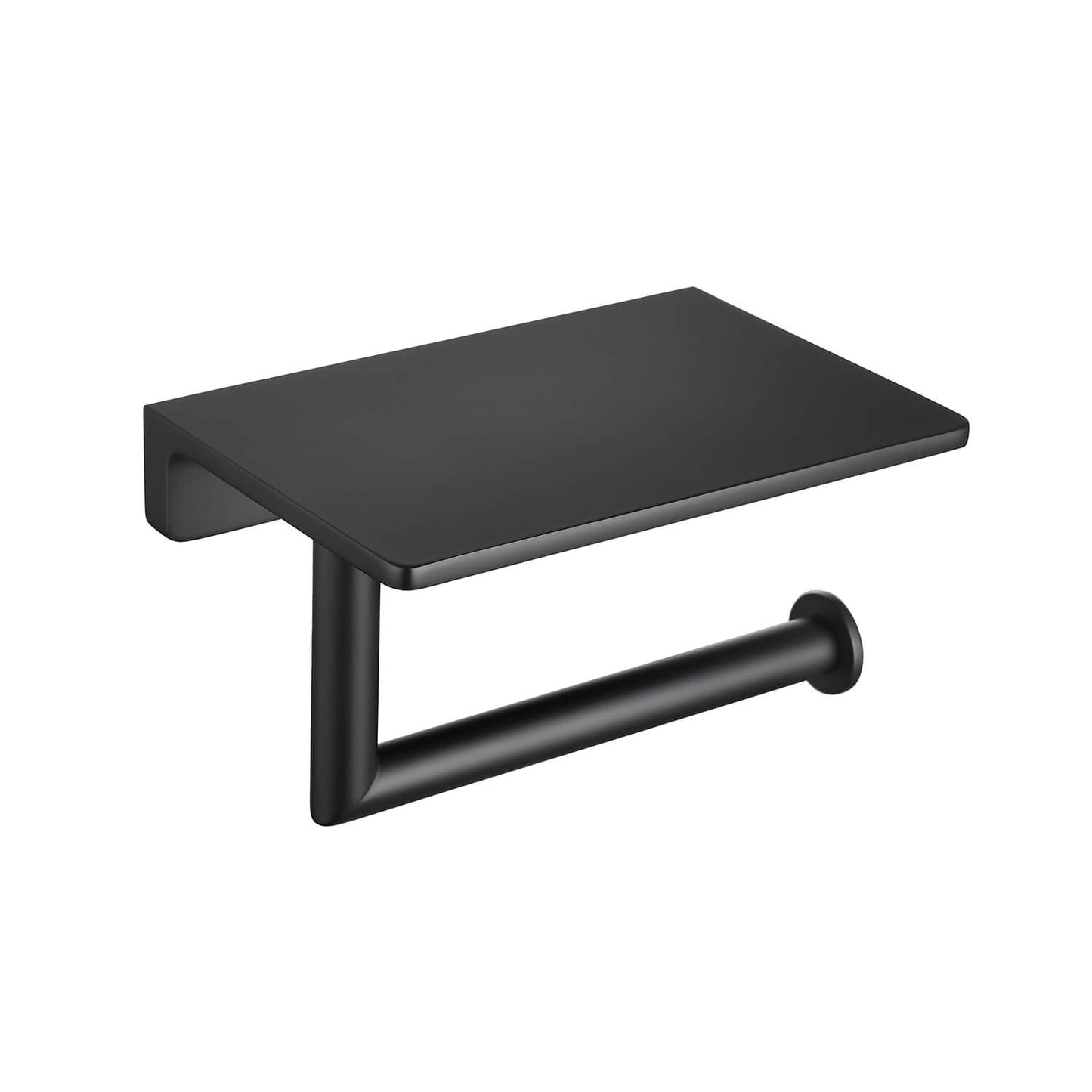 Stylish BrassTissue Holder with Shelf AA030046