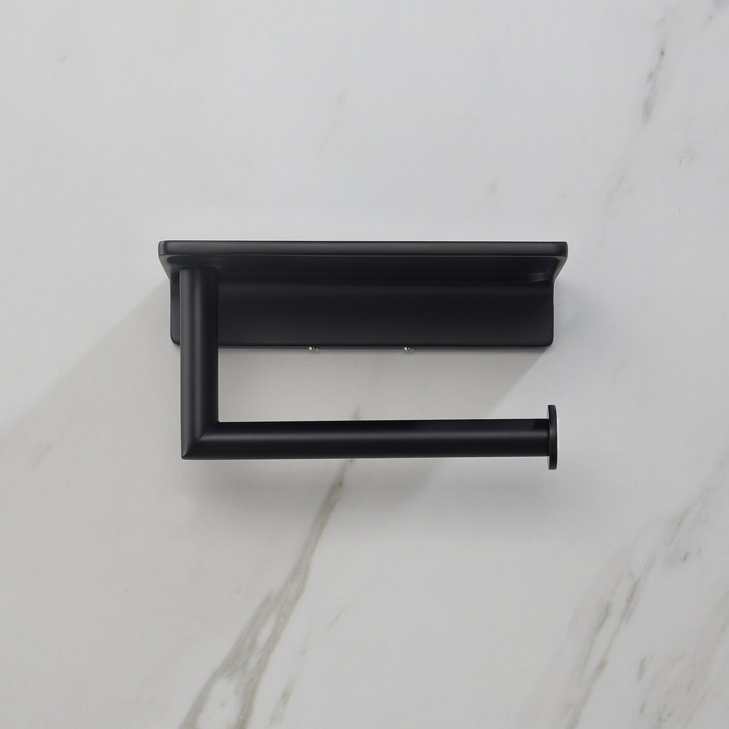 Stylish BrassTissue Holder with Shelf AA030046