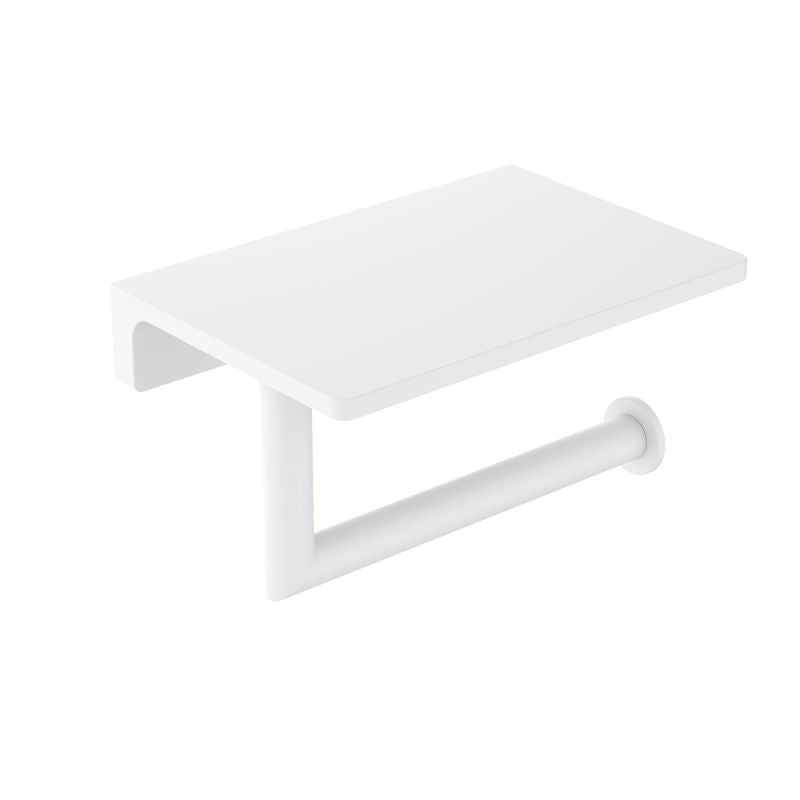 Stylish BrassTissue Holder with Shelf AA030046