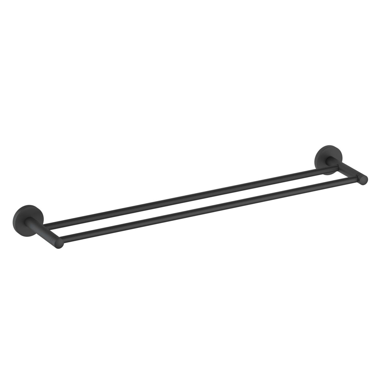 Brass Double Towel Bar with Matching Fixtures AA030055