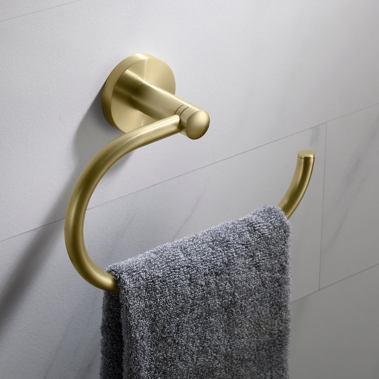 Aquavit Solid Brass Durable Towel Ring AA030057