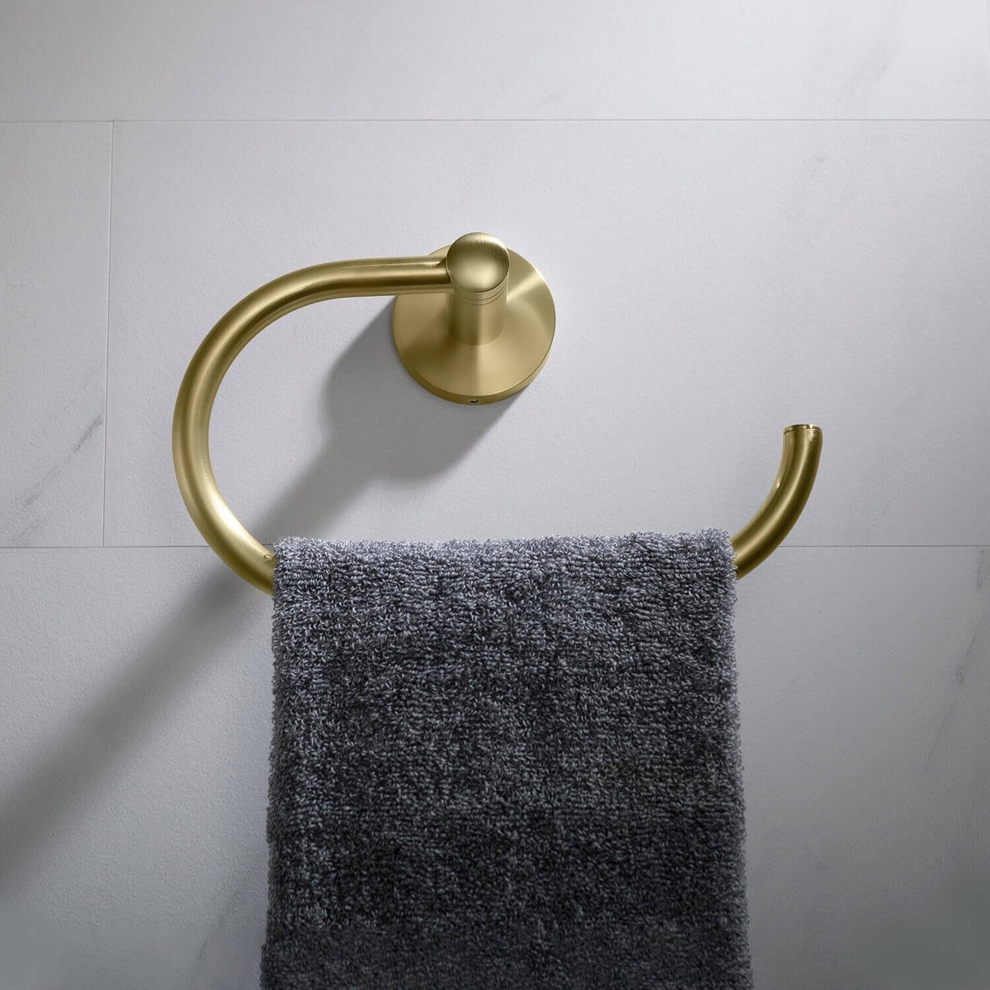 Aquavit Solid Brass Durable Towel Ring AA030057
