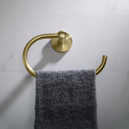 Aquavit Solid Brass Durable Towel Ring AA030057