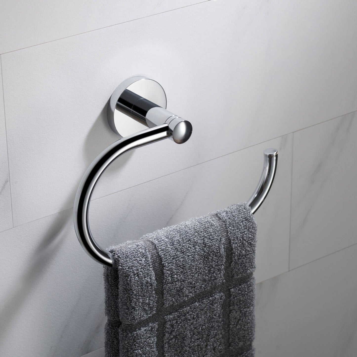 Aquavit Solid Brass Durable Towel Ring AA030057