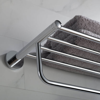 Brass Towel Rack with SUS304 Rail – Perfect for Modern Bathrooms AA030058