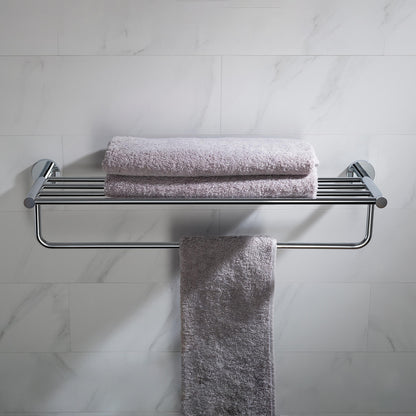 Brass Towel Rack with SUS304 Rail – Perfect for Modern Bathrooms AA030058