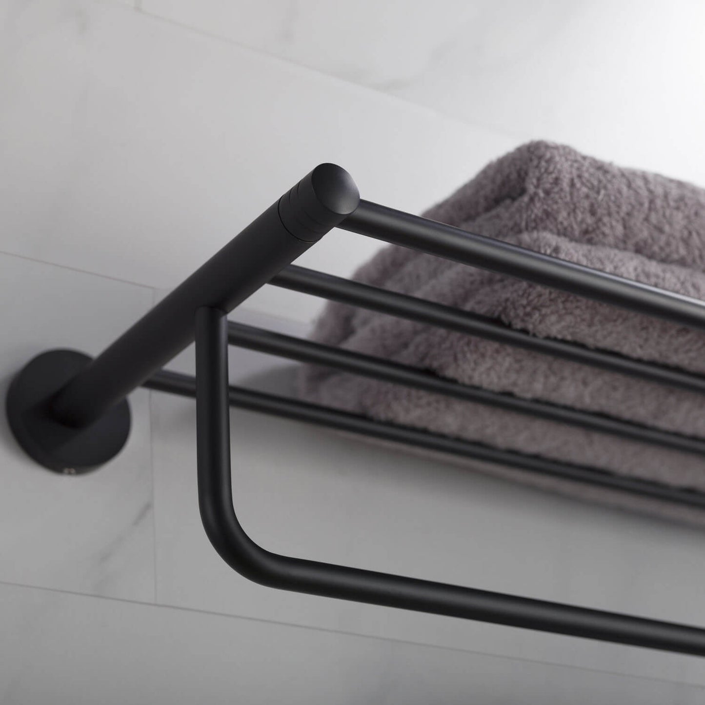 Brass Towel Rack with SUS304 Rail – Perfect for Modern Bathrooms AA030058