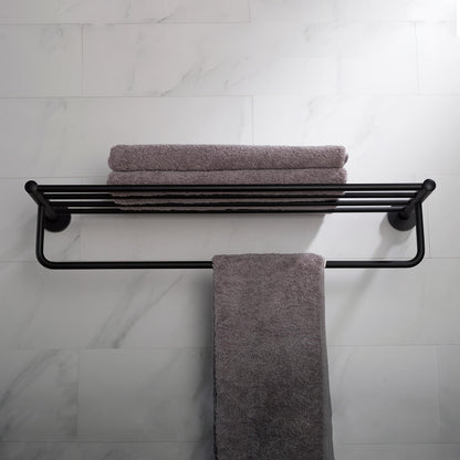 Brass Towel Rack with SUS304 Rail – Perfect for Modern Bathrooms AA030058