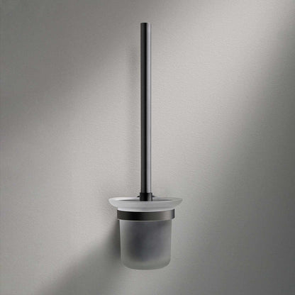 Wall Hung Brass Holder with Frosted Glass Cup AA030064