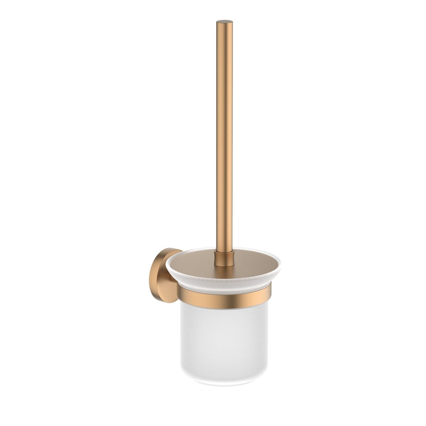 Wall Hung Brass Holder with Frosted Glass Cup AA030064