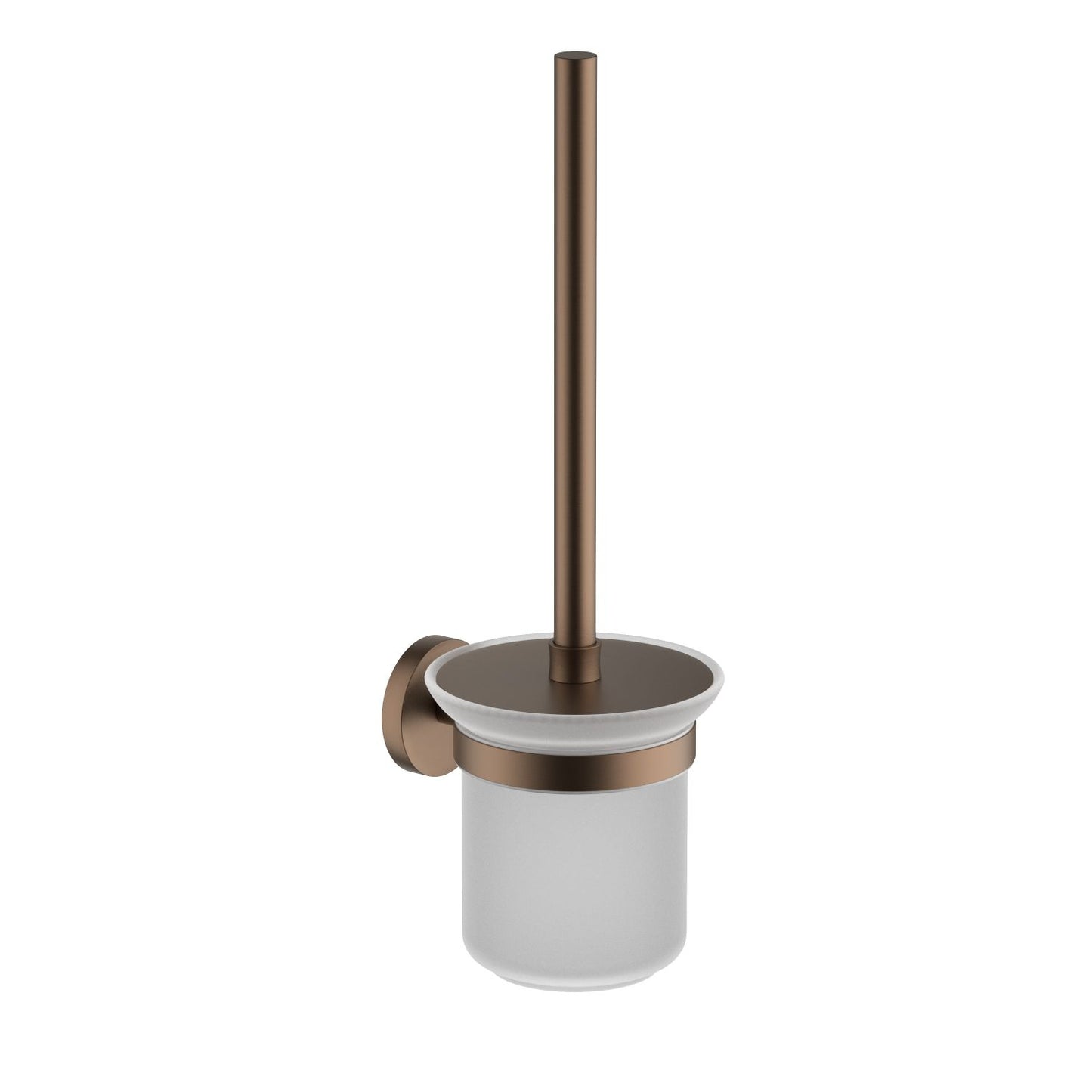 Wall Hung Brass Holder with Frosted Glass Cup AA030064