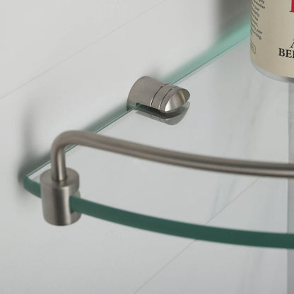 Luxury Brass Bathroom Shelf with 8mm Tempered Glass AA030074