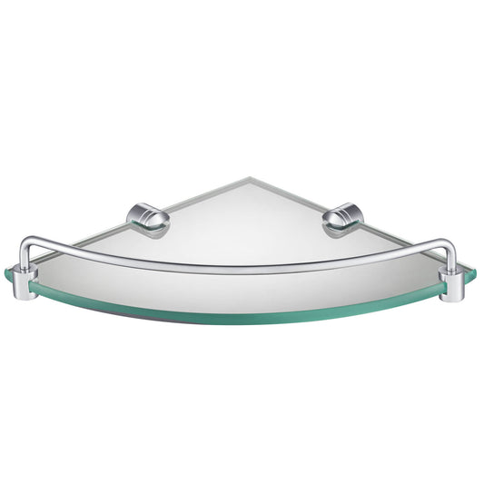 Luxury Brass Bathroom Shelf with 8mm Tempered Glass AA030074