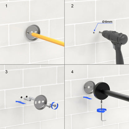 Single Towel Holder Brass Material AA030081