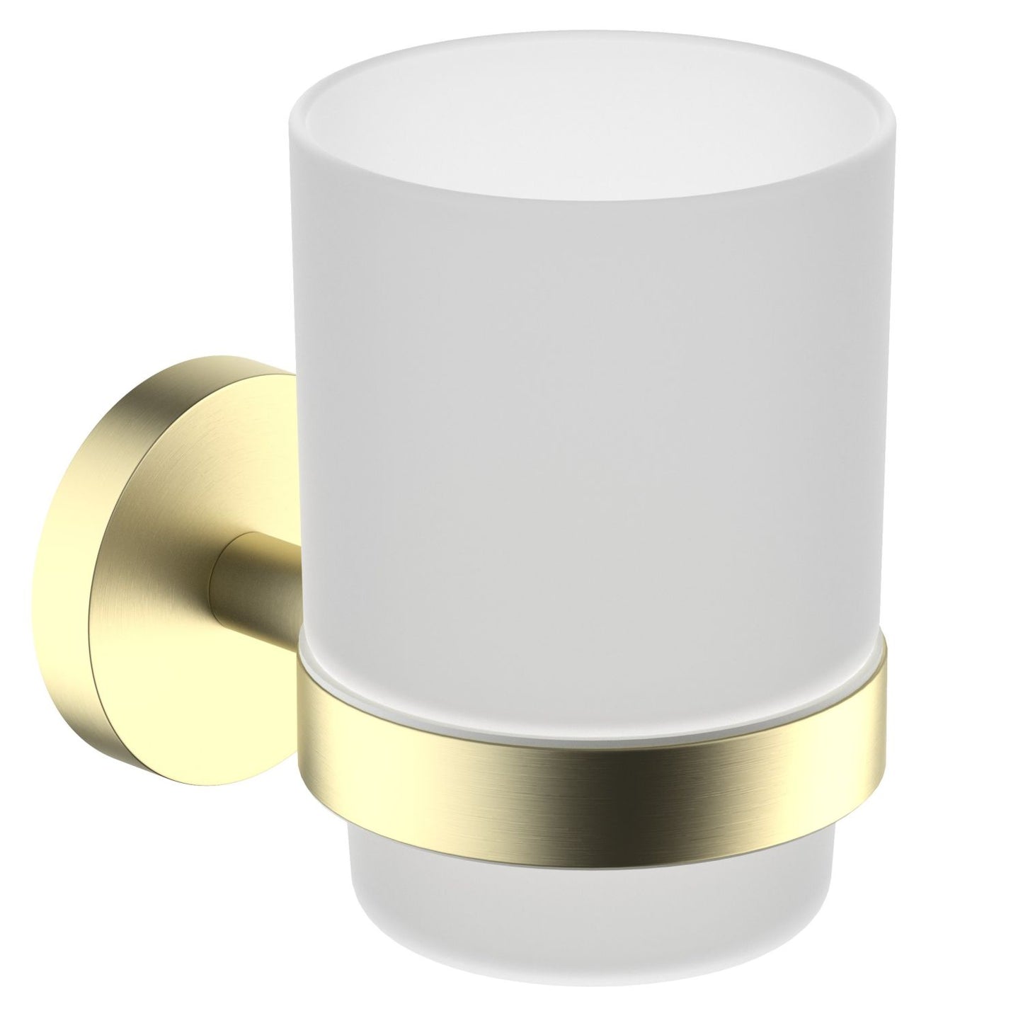 Stylish Wall-Mounted Glass Tumbler Holder for Bathroom AA040031