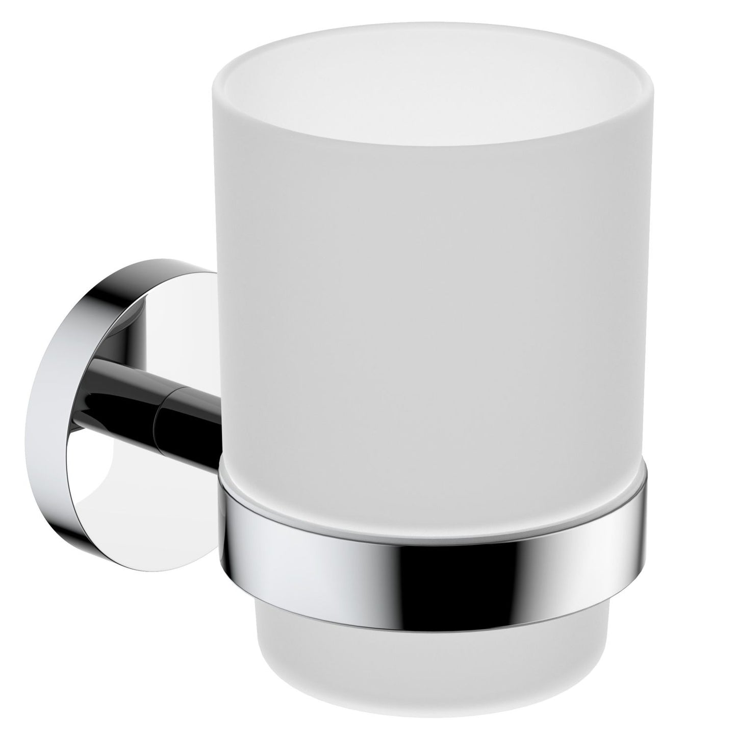 Stylish Wall-Mounted Glass Tumbler Holder for Bathroom AA040031