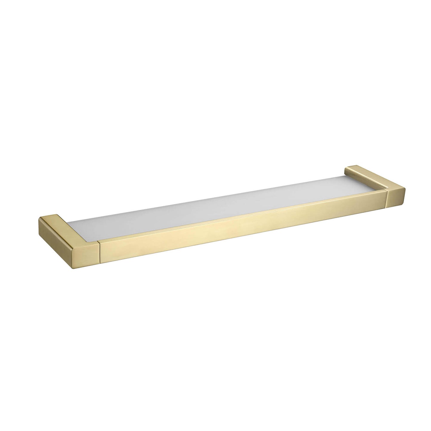 Brass and Glass Shelf for Sleek Bathroom AA050071