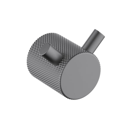 Aquavit Knurl Stainless Steel Single Double Robe hook AA080012