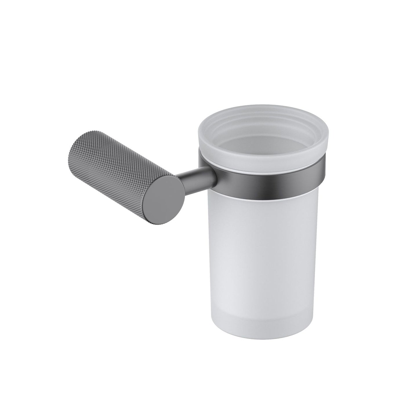 Aquavit Knurl Wall-Mounted Single Glass Tumbler Holder AA080032