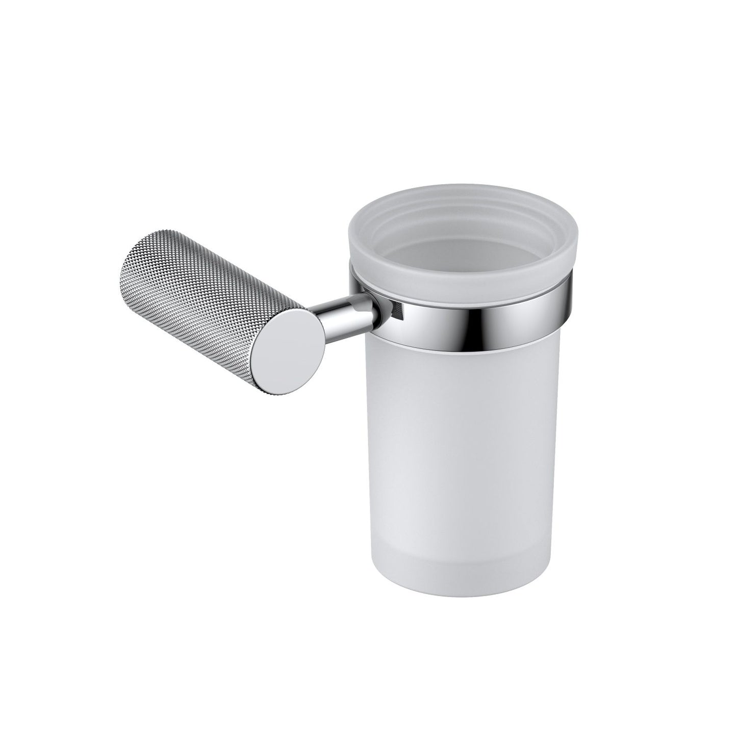 Aquavit Knurl Wall-Mounted Single Glass Tumbler Holder AA080032