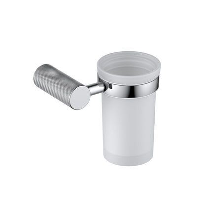 Aquavit Knurl Wall-Mounted Single Glass Tumbler Holder AA080032