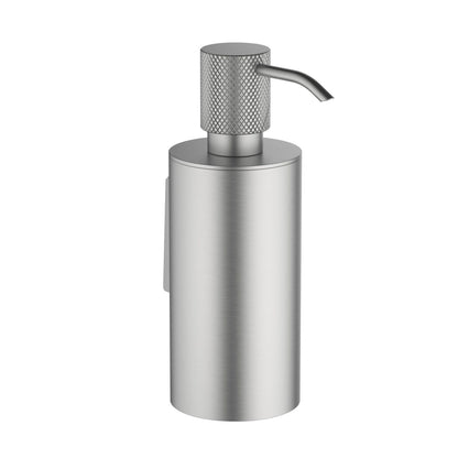 Aquavit Knurl Wall-Mounted Stainless Steel Soap dispensor Holder AA080039