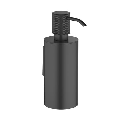 Aquavit Knurl Wall-Mounted Stainless Steel Soap dispensor Holder AA080039